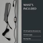 30" Light Bar Set for Sauna Benches