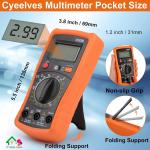 Digital Multimeter with AC DC Volt and Ohm Tester