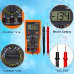 Digital Multimeter with AC DC Volt and Ohm Tester