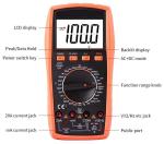 Backlit Digital Multimeter with Large LCD Display