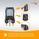 Testo 550s AC Manifold Gauge Set with Bluetooth