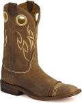 Justin Men's Bent Rail Suede Cowboy Boot - 9 D