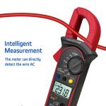 Digital Multimeter Tester AC DC Volt Ohm Amp Clamp Meter Auto Range LCD Handheld