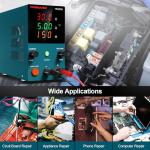 HANMATEK DC Power Supply (0-30 V 0-5 A) HM305M Mini Variable Switching Digital Bench Power Supply