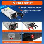 12V 50A Bench Power Supply with Smart Cooling