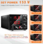30V 10A Variable DC Power Supply for Bench