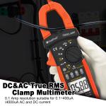 Bluetooth Digital Clamp Meter - Auto Range TRMS 4000