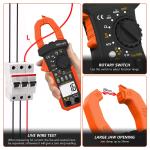 Bluetooth Digital Clamp Meter - Auto Range TRMS 4000