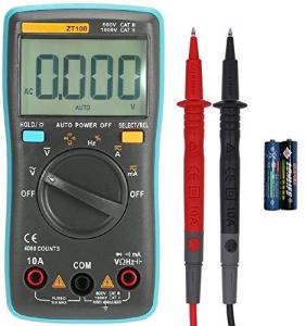 Compact Auto-Ranging Handheld Digital Multimeter 4,000 Counts