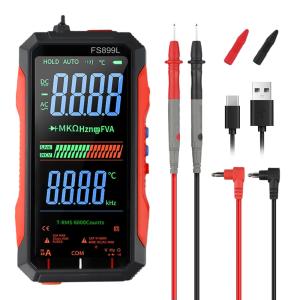 FS899L Color Screen USB C Rechargeable Multimeter