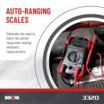 Innova 3320 Digital Multimeter for Testing