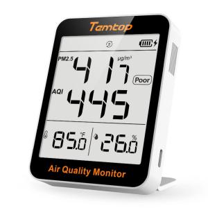 Temtop S1 Air Quality Monitor - AQI & PM 2.5