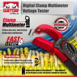 Digital AC DC Clamp Meter and Voltmeter
