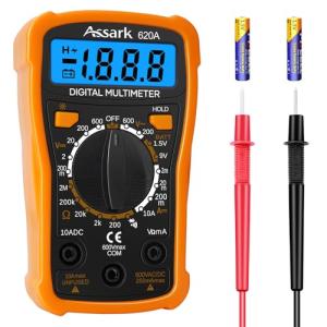 Assark 2000 Counts Digital Multimeter Voltage Tester