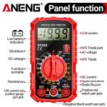 Digital Multimeter with LCD Display and Leads