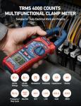 AstroAI Digital Clamp Meter Multimeter with NCV Detection