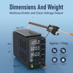 Lightweight 0-120V Switching Bench Power Supply