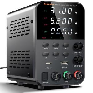 Adjustable 30V 5A DC Power Supply for Testing