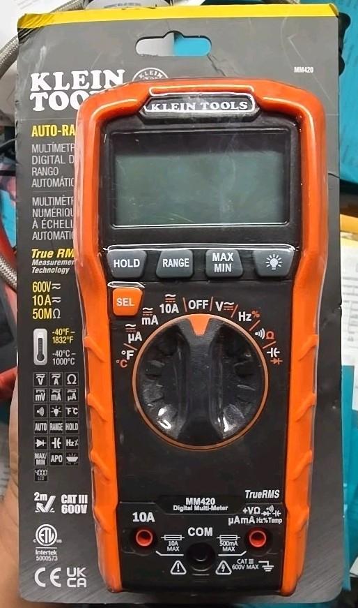 Klein Tools MM420 Digital Multimeter 600V AC/DC