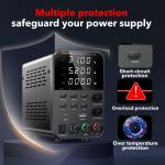 Adjustable 30V 5A DC Power Supply for Testing