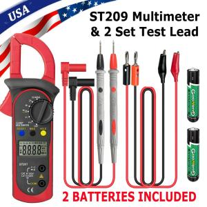 Digital Multimeter Automatic Range LCD Handheld Clamp