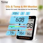 Temtop CO2 Indoor Air Quality Monitor C1+