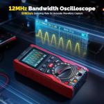 Handheld 3-in-1 Oscilloscope Multimeter with Generator