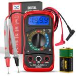 ULTRICS Digital Multimeter with Backlight Display