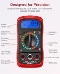 ULTRICS Digital Multimeter with Backlight Display