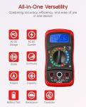 ULTRICS Digital Multimeter with Backlight Display