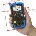Digital Multimeter for Capacitance Testing 200pF-20mF