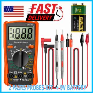 Digital Multimeter AC DC Volt and Amp Tester
