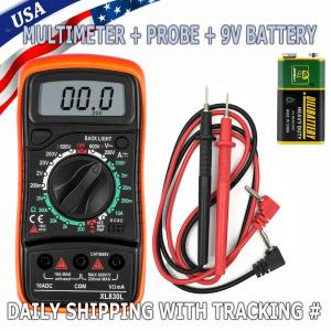 LCD Digital Multimeter for AC/DC Voltage Testing