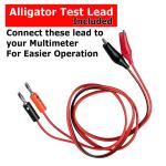 Digital Multimeter AC DC Volt and Amp Tester