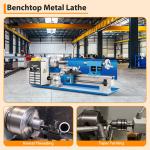 Variable Speed Mini Metal Lathe Machine 2250RPM