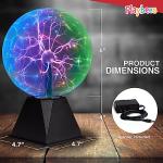Colorful 6-Inch Plasma Ball for Fun Decor