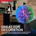 Colorful 6-Inch Plasma Ball for Fun Decor