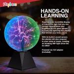 Colorful 6-Inch Plasma Ball for Fun Decor