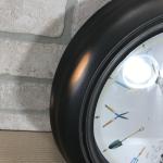 Vintage 1997 Garden Theme Bronze Wall Clock