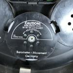 Vintage 1997 Garden Theme Bronze Wall Clock