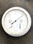 Steel Barometer and Thermometer Set