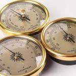 Analog Weather Station Clock Set – 3 Piece