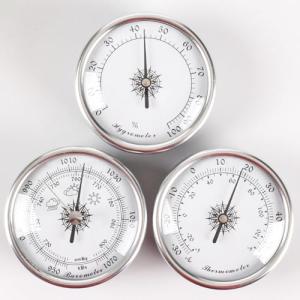 3-Piece Analog Weather Station Barometer Set