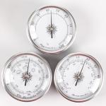 3-Piece Analog Weather Station Barometer Set