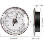 3-Piece Analog Weather Station Barometer Set
