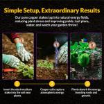 Copper Gardening Antenna Kit for Plant Growth