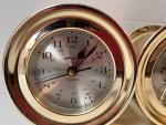 Brass Ship Bell Clock and Barometer Set