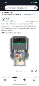 Kolibri Smart Counterfeit Bill Detector