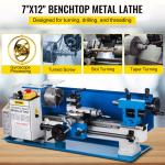 VEVOR Mini Metal Milling Lathe with Lamp