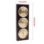 3-in-1 Wall-Mounted Weather Station Barometer